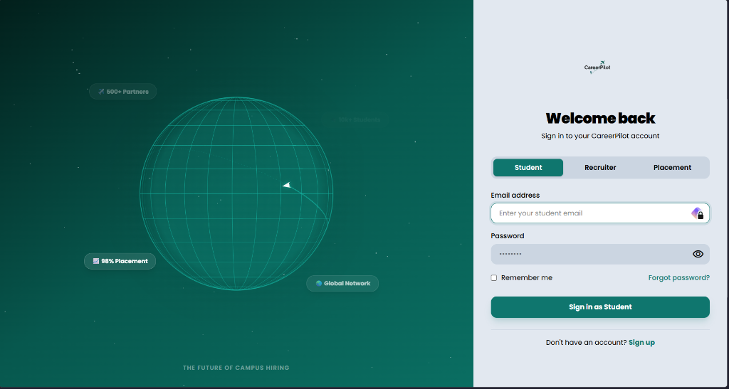 CareerPilot platform preview thumbnail